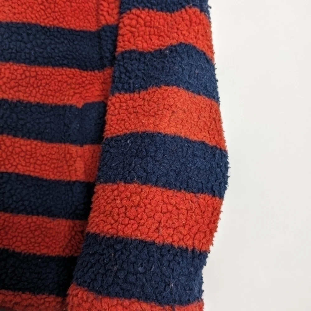 Hanna Andersson Sherpa Stripe Lined Coat Jacket 120 6